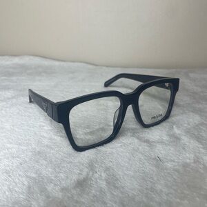NEW Prada 08ZV 1AB1O1 Black Eyeglasses Frames Square